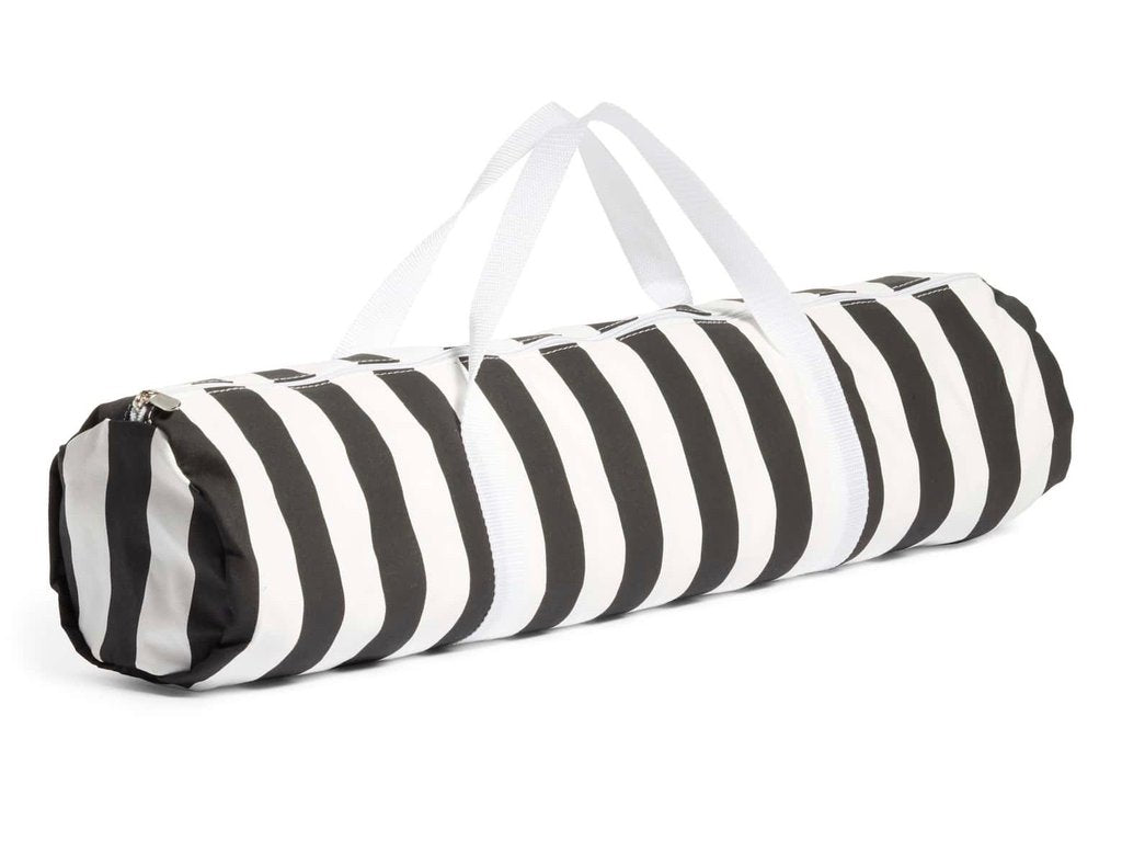 Black & White Stripe Teepee With Mat-House of Pets Delight