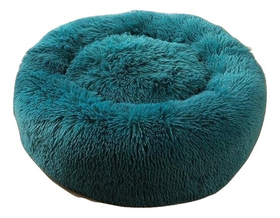 Soothing Calming Donut Pet Bed in Emerald-House of Pets Delight
