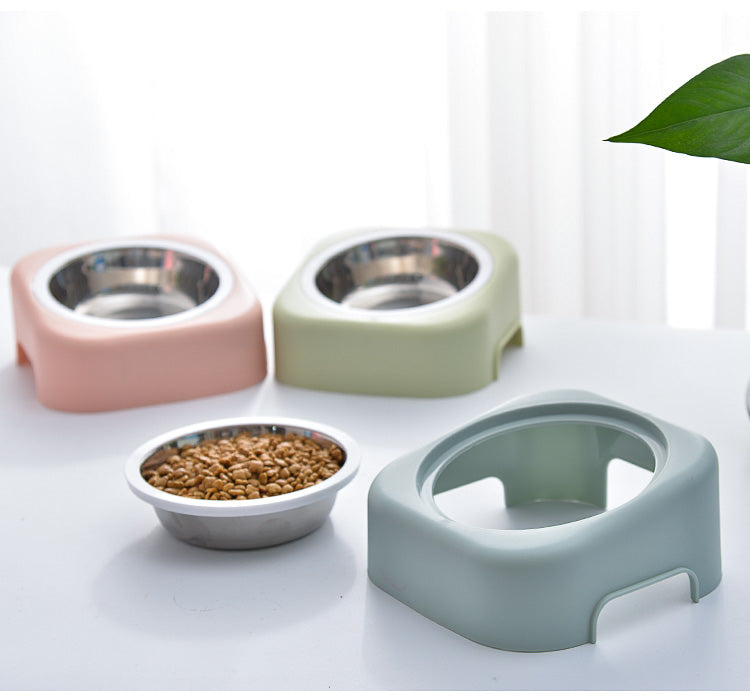 Detachable Pet Bowl in Pastel Green-House of Pets Delight