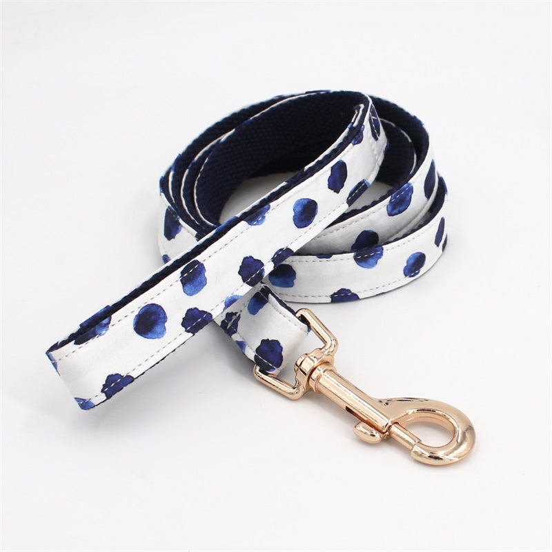 Polka Dot Bow Collar & Lead Set-House of Pets Delight