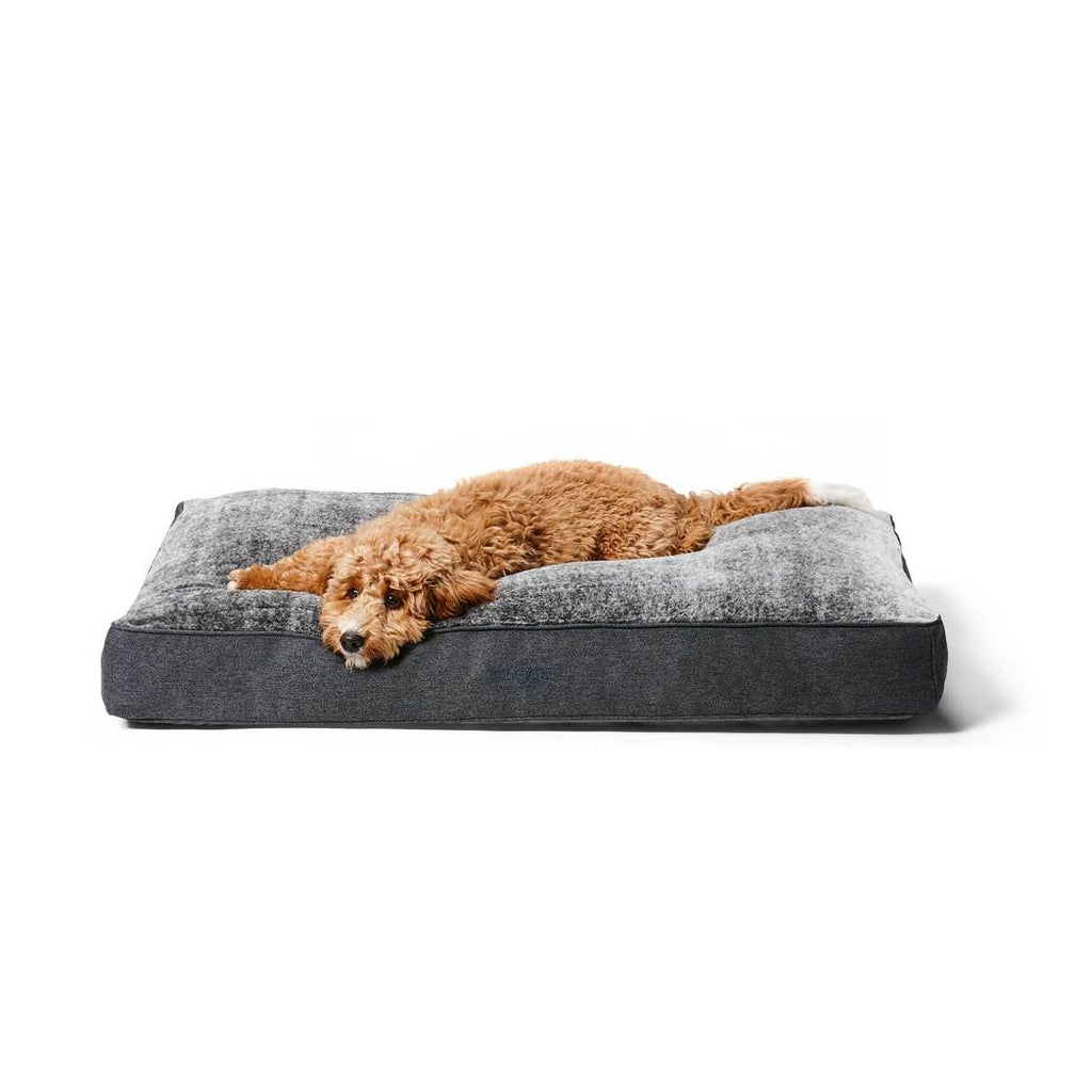 Shapes Oblong Chinchilla Dog Bed-Snooza