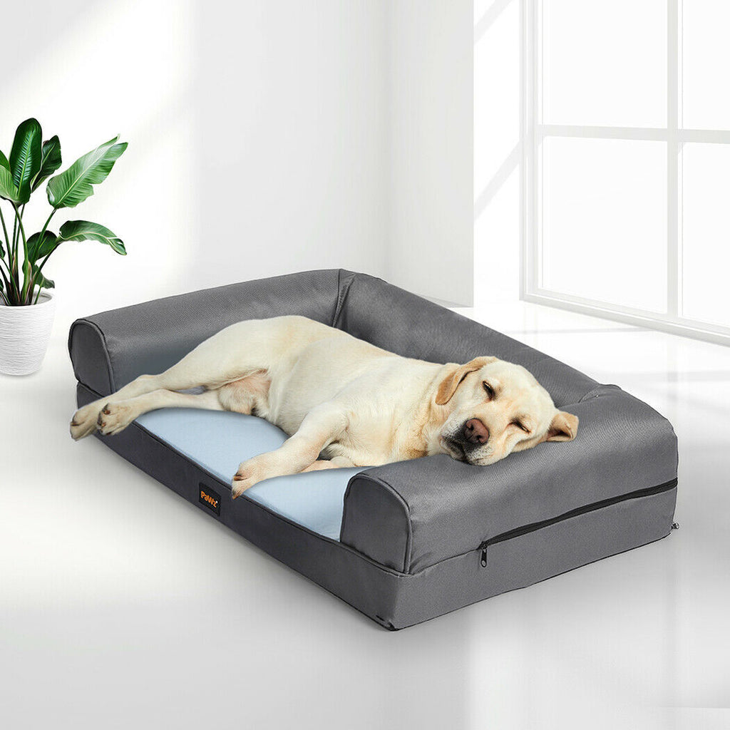 Summer Cooling Insect Prevention Dog Bed Sofa - Grey-Pawz